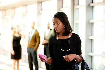 Image showing Business Woman with Smart Phone