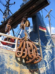 Image showing Ship chains