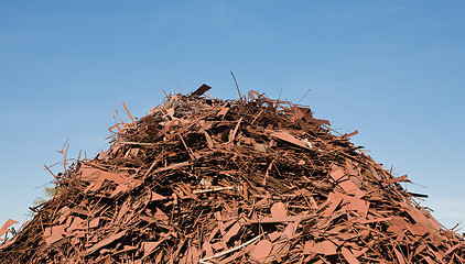 Image showing Rusted scrap metal pile