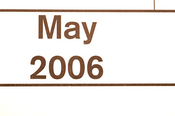 Image showing may 2006