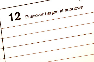 Image showing passover