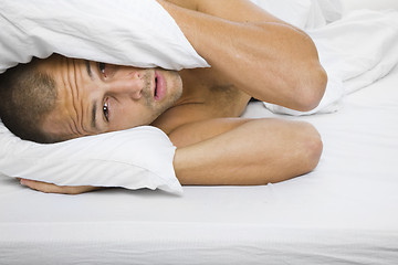 Image showing Man in Bed