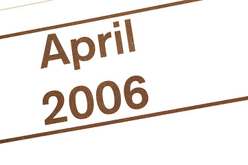 Image showing april 2006