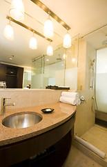 Image showing luxury hotel bathroom trinidad port of spain