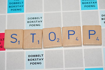 Image showing Scrabble