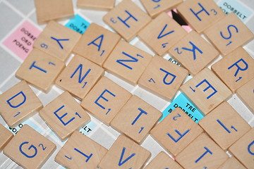 Image showing Scrabble