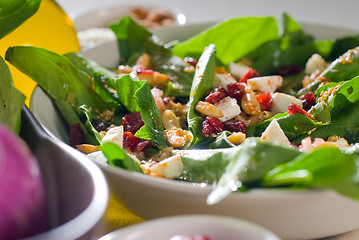 Image showing spinach salad