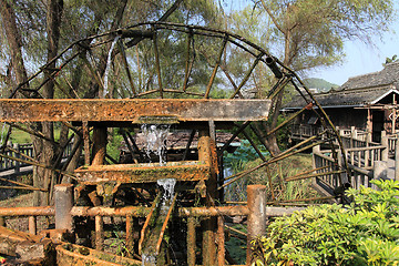 Image showing Chinese Water Wheel