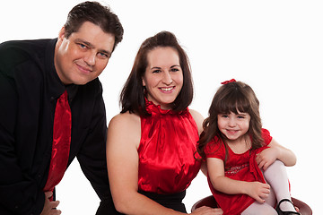 Image showing American family with toddler