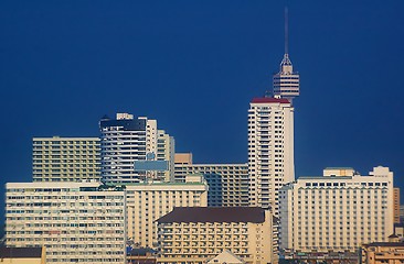 Image showing Tower and skyscrapers 