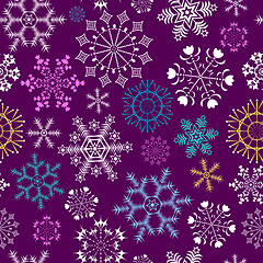 Image showing Abstract seamless violet background 