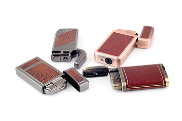 Image showing Four lighters