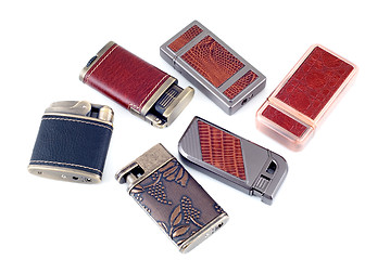 Image showing Four lighters