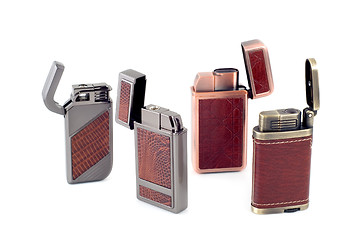 Image showing Four lighters