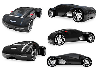 Image showing Collage of isolated supreme concept car