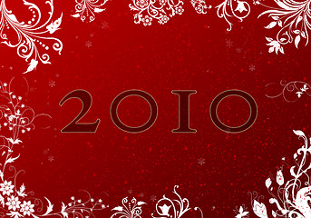 Image showing NEW YEAR CARD BACKGROUND 
