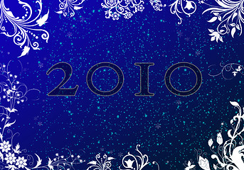 Image showing NEW YEAR CARD BACKGROUND 