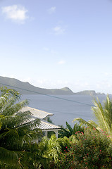 Image showing house with spectacular view of island of bequia and admiralty ba