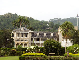 Image showing presidential palace port of spain trinidad and tobago