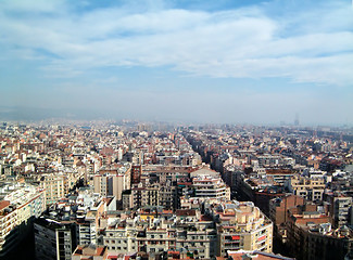 Image showing Barcelona skyline