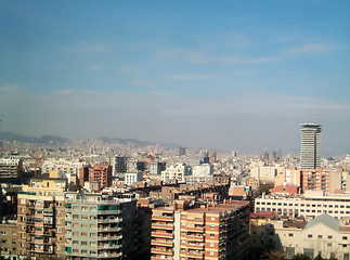 Image showing Barcelona skyline