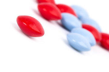 Image showing red and blue pills