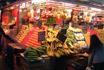 Image showing Fruit stall