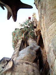 Image showing Sagrada Familia tower