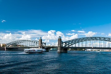 Image showing peter the great bridge