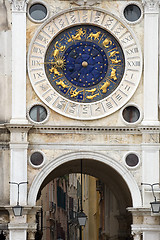 Image showing Zodiac clock