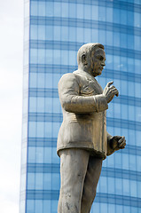 Image showing statue a.a. cipriani port of spain trinidad