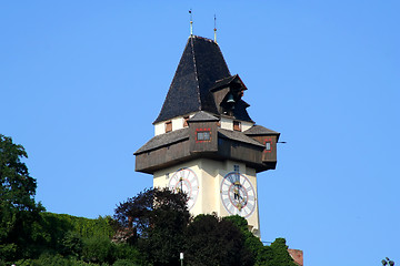 Image showing Clock-Tower Graz