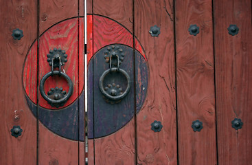 Image showing Zen door