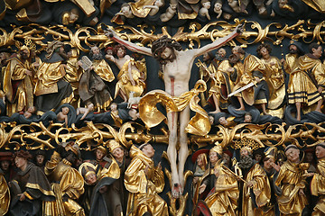 Image showing Detail from Claus Bergs altar in the Cathedral of Odense ( St. K