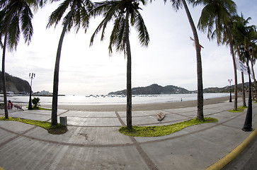 Image showing new promenade walkway san jual del sur nicaragua