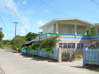 Image showing beach resort bequia typical local motel guest house