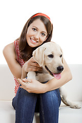 Image showing Girl with her best friend