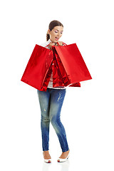 Image showing Shopping woman