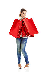 Image showing Shopping woman