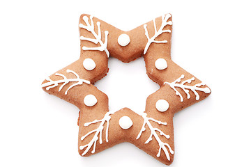 Image showing gingerbread star