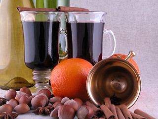 Image showing hot wine