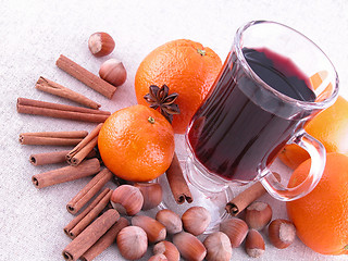 Image showing hot wine