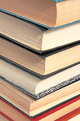 Image showing The stack of books 