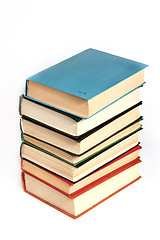 Image showing The stack of books 