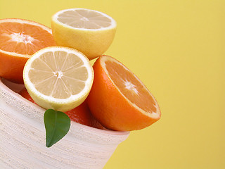 Image showing oranges and lemons