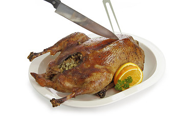 Image showing Crunchy goose