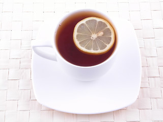 Image showing tea with pleasure