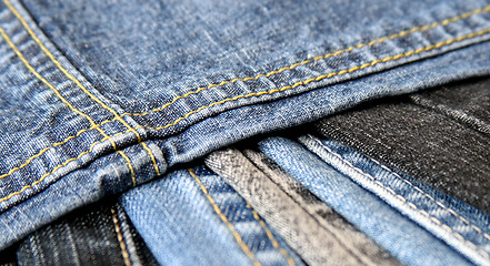 Image showing Jeans background