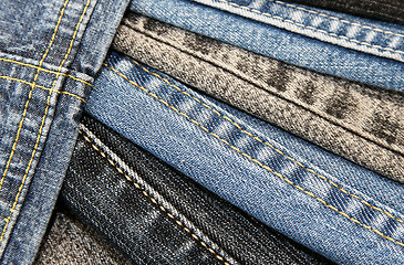 Image showing Jeans background