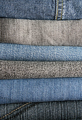 Image showing Jeans background